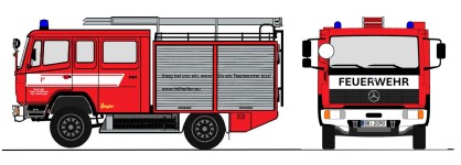 Loewe 4068 - H0 - MB 917 - LF8/6 FW Sindelfingen